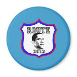 Obama 2012 Route 2012 Barack Obama President Refrigerator Magnet