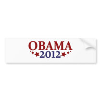 Obama 2012 Stars Bumper Sticker