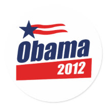 Obama 2012 stickers