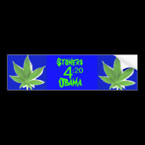 Obama 2012(Stoner) bumper stickers