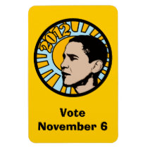 Obama 2012 Sun Flexi Magnet