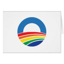 Obama 2012 Support for Gay Marriage Greeting Cards