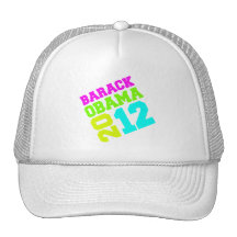 OBAMA 2012 SWAY NEON MESH HATS