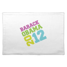OBAMA 2012 SWAY NEON -.png Place Mats