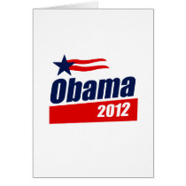 Obama 2012 T-shirt Greeting Cards