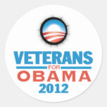 Obama 2012 Vets Sticker