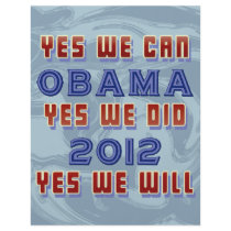 Obama 2012: Yes We Will Flyer