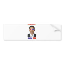 Obama 3D Bumper Stickers