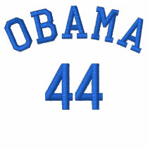 Obama 44 Blue Thread Embroidered Shirt embroidered shirts