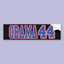 OBAMA 44 bumper stickers