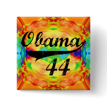 Obama #44 Buttons by wingedturtle Obama #44 Buttons
