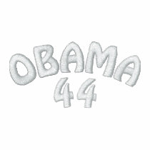 OBAMA 44 Classic Sherpa-lined Zip Hoodie embroidered shirts
