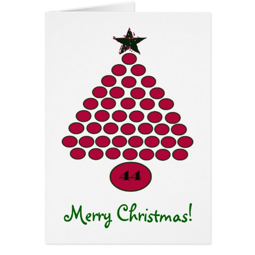 Obama 44 Custom Christmas Card