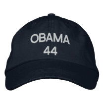 Obama 44 Embroidered Hat embroidered hats by democrattotheend Obama 44 Embroidered Hat embroidered hats