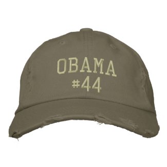 Obama #44 embroideredhat