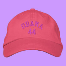 Obama 44 Pink Embroidered Hat embroidered hats