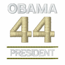 Obama - 44 President - Embroidered Shirt embroidered shirts