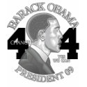 Obama 44 T-Shirt by RespectTheSoul Obama 44 T-Shirt