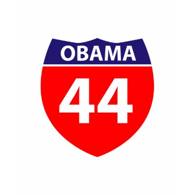 Obama 44 The Road to the Future Tshirts by rgb_hmo