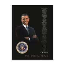Obama - 44th President postcards