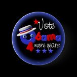 Obama- 4 more years button