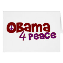 Obama 4 Peace cards