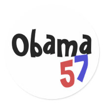 Obama, 5, 7 stickers by jenniekurono Obama, 5, 7 stickers