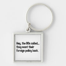 Obama 80s Foreign Policy Key Chains