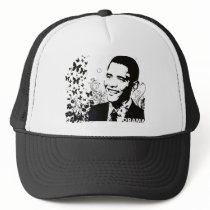 Obama Abstract hats