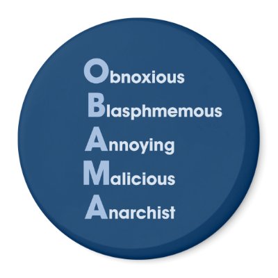 Obama Acronym Refrigerator Magnets by hellolisa