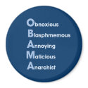 Obama Acronym magnets