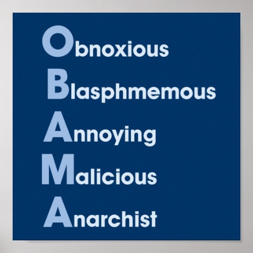 Obama-Acronym print