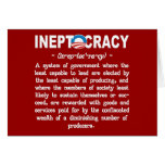 Obama Administration Ineptocracy Greeting Card