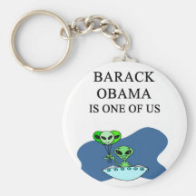 OBAMA, alien joke Key Chains