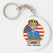 Obama Alien Key Chains