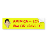 obama america love him or leave it bumper stickers