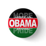 Obama -- American Hope, Kenyan Pride buttons