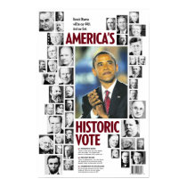 Obama: America's Historic Vote Poster posters