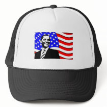 Obama And Flag Hat