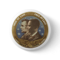 Obama and Lincoln buttons by elfyboy Obama and Lincoln buttons