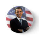 Obama and the American Flag buttons by valli17 Obama and the American Flag buttons