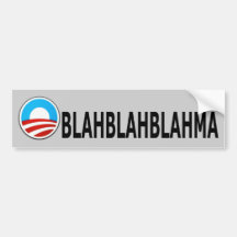Obama anti etiqueta de parachoque
