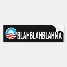 Obama anti pegatina de parachoque