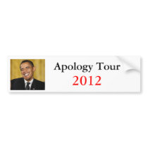 Obama Apology Tour bumper stickers