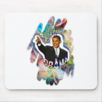 Obama Aquarius Mousepad by elfyboy Obama Aquarius Mousepad