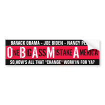 OBAMA AT thebudman's Gallery at Zazzle Bumper Sticker