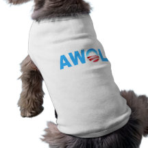 OBAMA AWOL PET CLOTHING