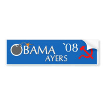 Obama Ayers '08 Bumper Sticker