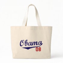 obama baseall tote bags