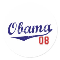 obama baseall sticker